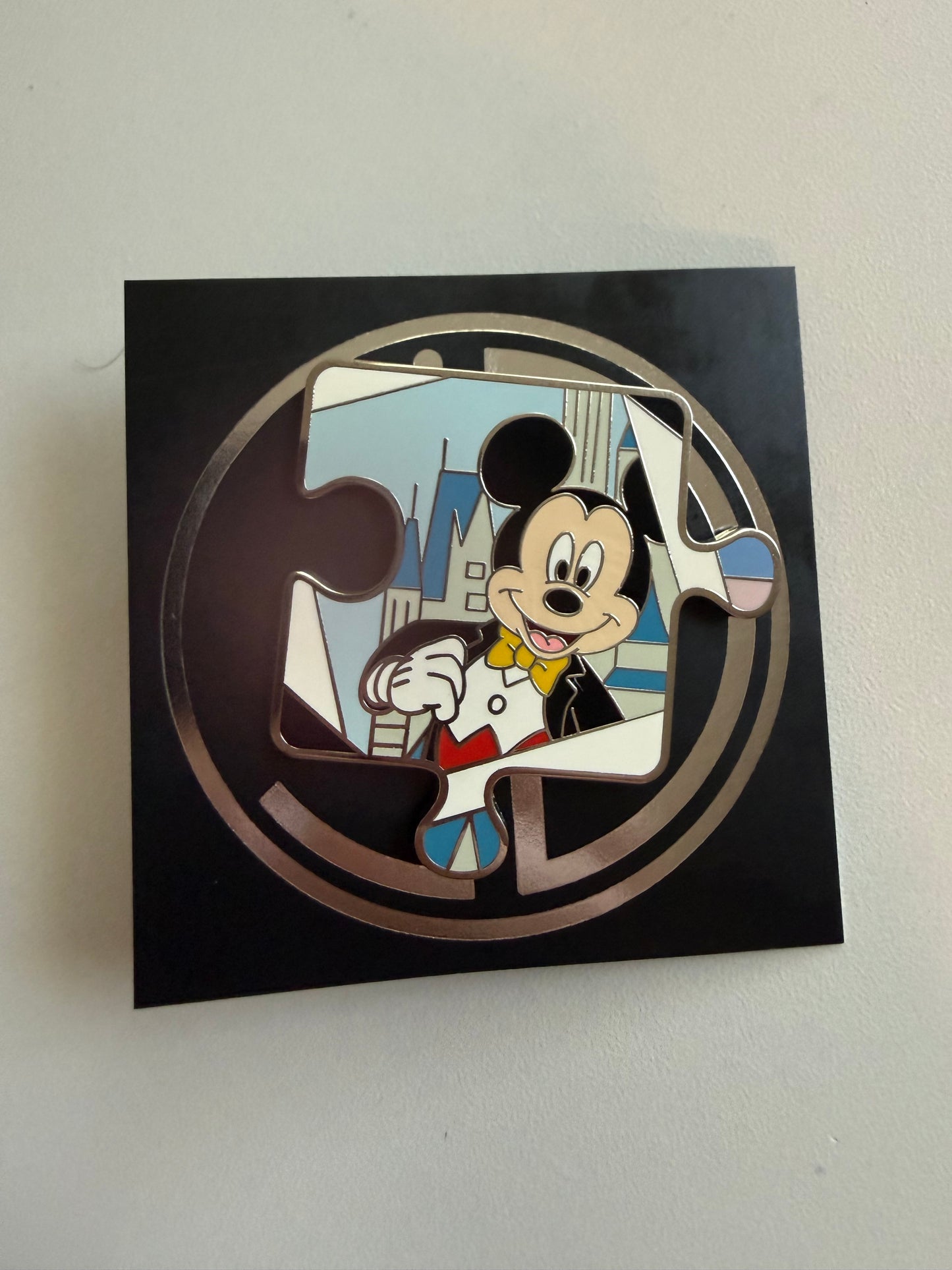 Mickey LE 200 Puzzle Piece UK Disney Pin