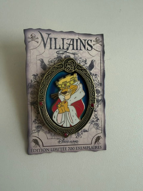Prince John  Paris Villain LE 700 Disney Pin