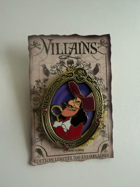 Captain Hook  Paris Villain LE 700 Disney Pin