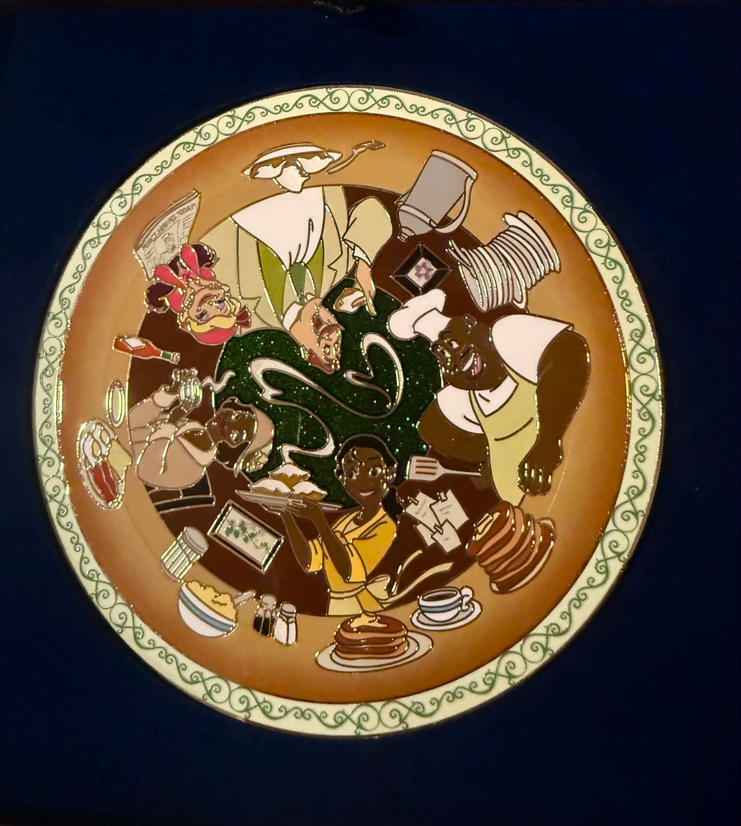 Princess Frog Dining Plate WDI Pin