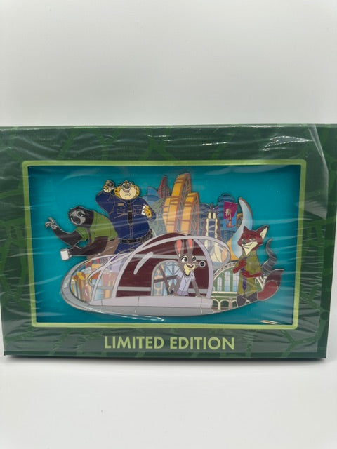 WDI Zootopia 10th anniversary jumbo pin le 300 J