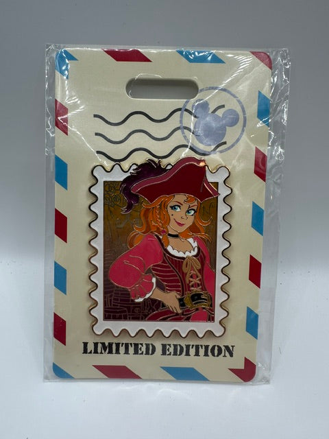 WDI Pirates Red stamp le 400 pin J
